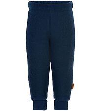 Mikk-Line Trousers - Wool - Blue Nights