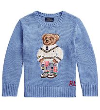 Polo Ralph Lauren Blouse - Knitted - Watch Hill - Blue w. Soft T
