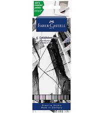 Faber-Castell Markers - Grey - 6 pcs