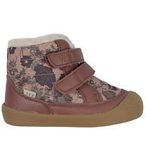 Wheat Winter Boots - Daxi - Tex - Dusty Rouge w. Flowers