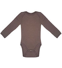 Smallstuff Bodysuit l/s - Wool - Rose Brown
