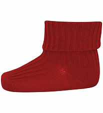 MP Socks - Wool - Rib - Tomato