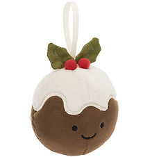 Jellycat Soft Toy - 7x7 cm - Festive Folly Christmas Pudding