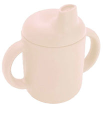 Mikk-Line Cup w. Spout Lid - Silicone - White Swan