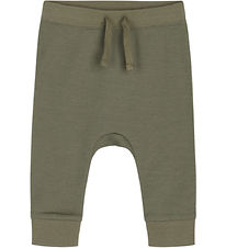 Hust and Claire Trousers - Wool/Bamboo - Gaby - Khaki