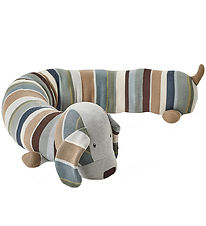 Smallstuff Soft Toy - 130x10 cm - Bed dog - Blue w. Stripes