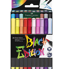 Faber-Castell Markers - Black Edition - 20 pcs