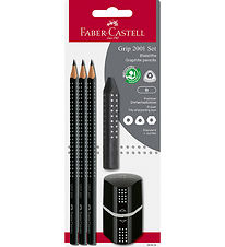 Faber-Castell Pencil set - Grip - 5 Parts - Black