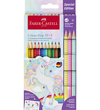 Faber-Castell Colouring Pencils - Triangular - Grip Unicorn - 10