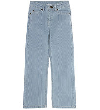 The New Jeans - TnStripe Wide Jeans - Navy Blazer/White