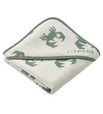 Liewood Hooded Towel - 70x70 cm - Alba - Crab/Sandy