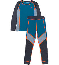 Color Kids Ski Underwear - Colorblock - Legion Blue