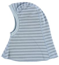 Joha Balaclava - Double Layer - Wool/Cotton - Blue Striped